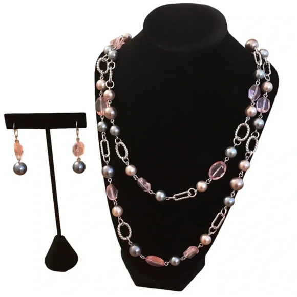 Premier Designs Jewelry - Premier Designs Jewelry Vintage Elegance with a Modern Twist Necklace & Earrings
